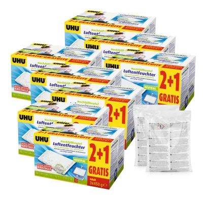 Produktbild von UHU original Luftentfeuchter Nachfüllbeutel 450g Duftneutral (26er Pack)