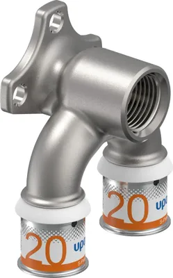 Zdjęcie produktu dla Uponor U-Wandscheibe S-Press PLUS aus Messing, verzinnt 20mmx1/2 IGx20mm