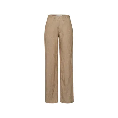 Produktbild von BRAX Damen Style Farina Pure Linen Hose Toffee 32W / 32L