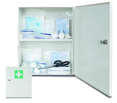 Produktbild von GRAMM medical Metall-Verbandschrank A DIN 13 157