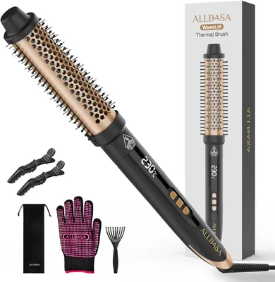 Produktbild von Heizbürste, 80°C-230°C, einstellbare Temperatur, für Haarstyling