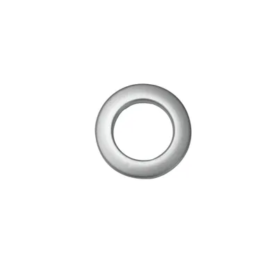 Produktbild von Gardinia Stoffösen klein Kunststoff, silber-matt