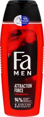 Produktbild von FA Men Attraction Force Shower Gel SHOWER GEL Körper- und Haarwäsche für Männer Pheromone 400ml