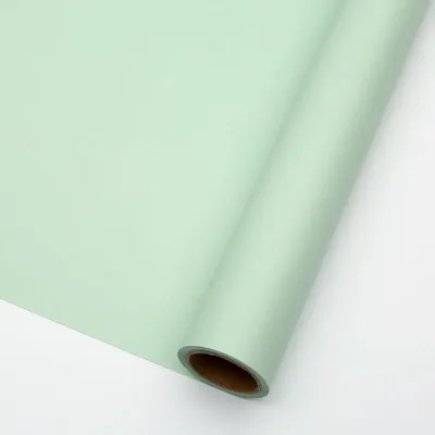 Produktbild von Floristische Folie - "Elegant" Pastellgrün - Rolle 58cm x 10m