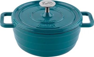 Produktbild von Sallys Gusseisentopf Medium - Petrol