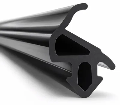 Produktbild von Fensterdichtung PVC-Fenster Aluplast Flügel Schwarz KAL8 s1559 1m
