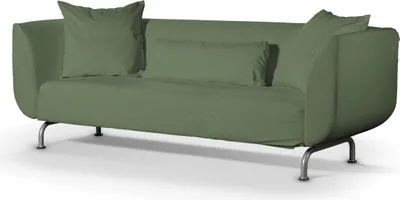 Produktbild von Dekoria Bezug für Strömstad 3-Sitzer Sofa, grün, Bezug für Sofa Stromstad 3-sitzer