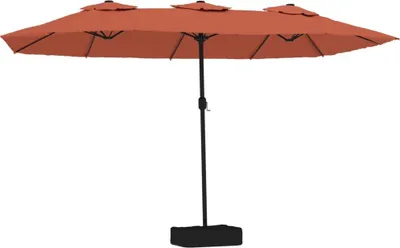 Immagine prodotto di vidaXL Ombrellone doppio terracotta rosso 449x265 cm