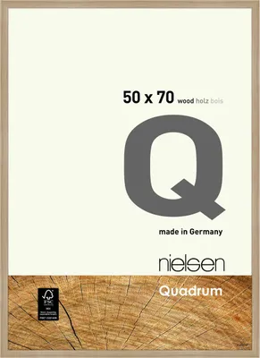 Zdjęcie produktu dla nielsen drewniana ramka na zdjęcia Quadrum, 50x70 cm, dąb naturalny