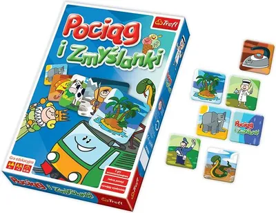 Zdjęcie produktu dla Trefl 00680 Pociag I Zmyslanki Gra Nowosc