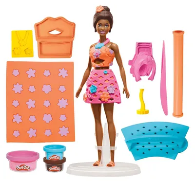 Image de Play-Doh Barbie, ensemble plage - 3 pots de pâte à modeler