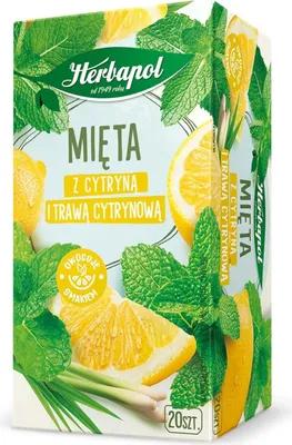Produktbild von Tee Minze mit Zitrone und Zitronengras 1,5 g x 20 Stück