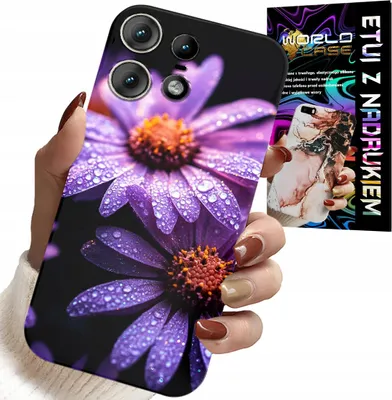 Obrázok produktu pre Puzdro pre Motorola Edge 50 Pro - Ružové puzdro Daisy Flower Cover