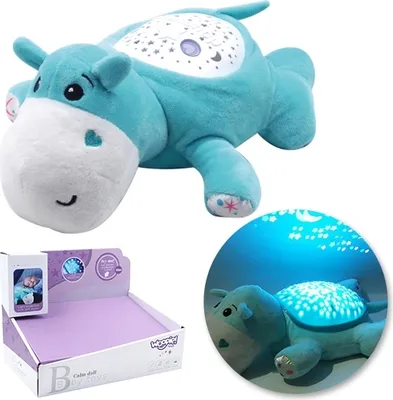 Produktbild von WOOPIE Kuscheliger Projektor 2in1 Hippopotamus Sleeper
