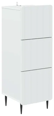 Obrázok produktu pre vidaXL Komoda Biela 33 x 34,5 x 92 cm Drevotrieska
