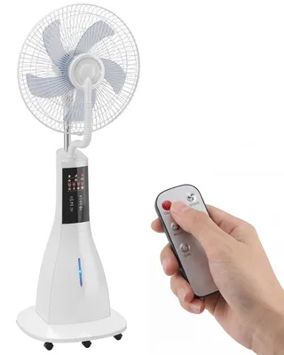 Produktbild von HOMCOM Ventilator mit Wasserkühlung, Luftbefeuchter, Sprühnebel, 3 Modi