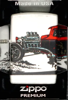 Produktbild von Feuerzeuge ZIPPO HOT ROD DESIGN 48660