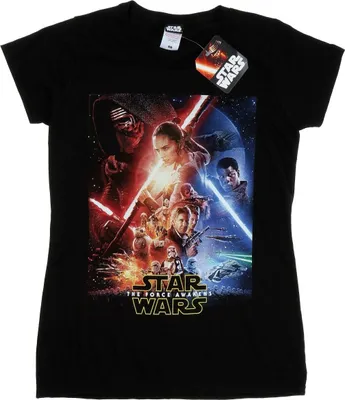 Produktbild von Star Wars - "Force Awakens" T-Shirt für Damen BI50257 (L) (Schwarz)