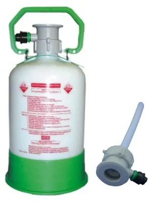 Immagine prodotto di Fusto per pulizia - 5 l in plastica per la pulizia dello spillatore di birra (raccordo a scelta), KEG: Type S