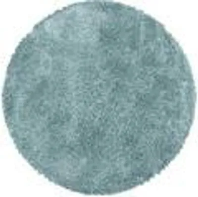 Immagine prodotto di Tappeto morbido con vello alto e trama densa - un'aggiunta accogliente agli interni moderni, Dimensioni: 80 cm Round, Colore: Blu
