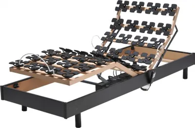 Produktbild von Elektrisches Entspannungsbett FLEXPALACE 80x200 / Schwarz