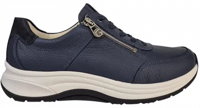 Produktbild von Ganter Aktiv Softgrain sportlicher Schnürer Blau in Gr. 38.5