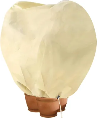 Produktbild von Pflanzen Winterschutz,Winterschutz für Kübelpflanzen,XL 120 x 180 cm,80 g/m? Stark,sacksuper Stark mit Kordelzug
