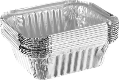 Image de Lot de 10 barquettes aluminium 0.5L