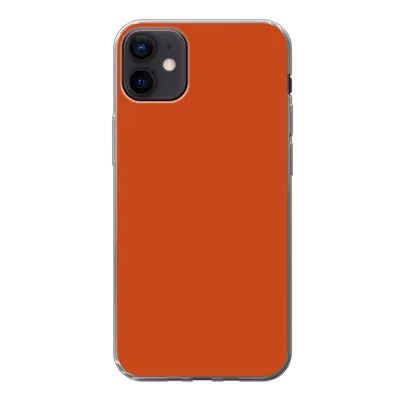 Produktbild von MuchoWow® Handyhülle Schutzhülle Hülle für iPhone 12 mini Sienna - Erde - Farben - Massiv Silikon Softcase Handy Hülle - Bild