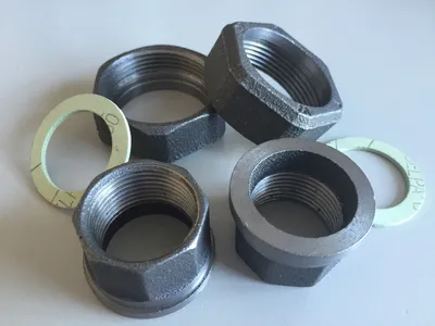 Produktbild von Pumpenverschraubung schwarz Satz für Heizungspumpen 11/4 x2