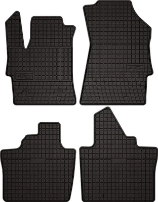Immagine prodotto di Tappetini auto in gomma adatto per Renault Espace VI (2023-, SUV) neri, set 4 pz, con fissaggi