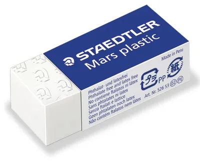 Produktbild von STAEDTLER Mars plastic 526 53 Radierer Einzelprodukt, Größe: 43 x 19 x 13 mm
