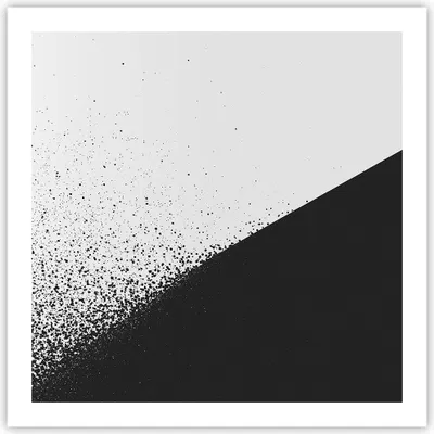 Produktbild von Poster - Poster ohne Rahmen - Schwarzweiß Hintergrund Geometrie - 60x60 cm - Wand Bild - Wanddeko - Wandbilder - Kunstposter - Wandposter - Bilder - Kunstdruck - Wanddekoration - P2XAC60x60-4989