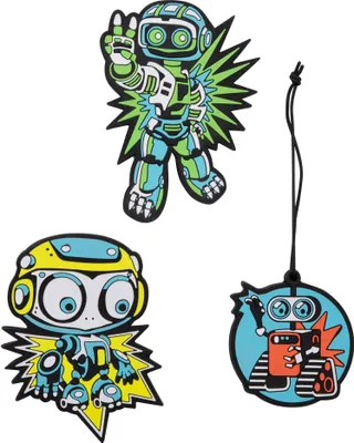 Produktbild von DerDieDas Wechselbuttons 3 teilig Blue Robot