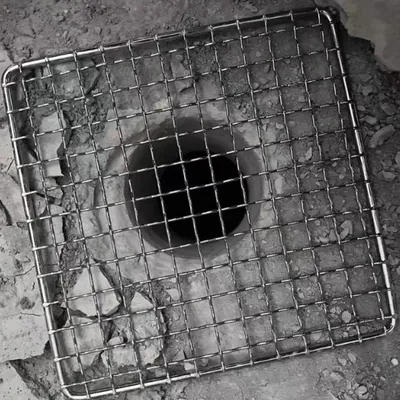 Obrázek produktu pro Čtvercový odtokový filtr z nerezové oceli pro venkovní použití