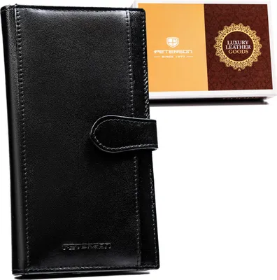 Produktbild von Peterson Leder Geldbörse PTN RD-49-GCL-2428 Schwarz