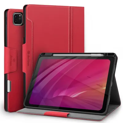 Immagine prodotto di Custodie per iPad Pro da 11 pollici (modelli 2022/2021/2020/2018) – Realizzate in (PU) con supporto per la penna
