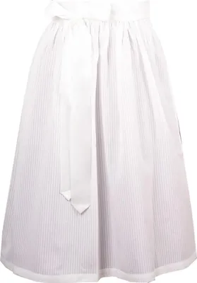 Produktbild von Dirndlschürze Lilly 65cm Länge weiß 34-36