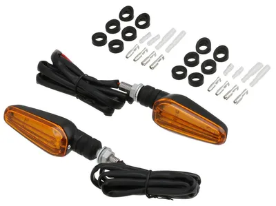 Productafbeelding van DRC Onderdelen voor Motoren - LED Knipperlicht 12V, 2 stuks - D45-60-207 - Zwart
