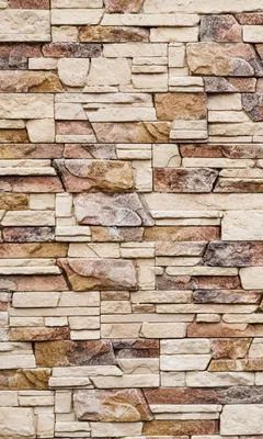 Produktbild von Fototapete - Stone Wall 150x250cm - Vliestapete