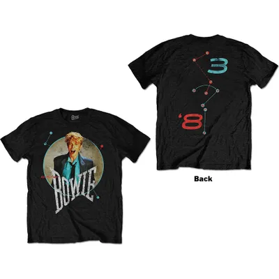 Produktbild von David Bowie Circle Scream Black XL T-Shirt