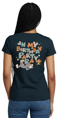 Produktbild von Spreadshirt Tom Und Jerry Geburtstags-Design Frauen T-Shirt, S, Navy