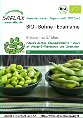 Image de SAFLAX  -- Haricot – Edamame - 8 graines - Glycine