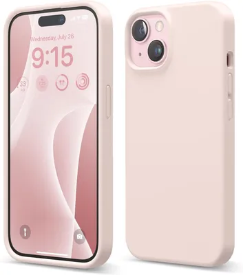 Produktbild von Elago Premium Silikonhülle für iPhone 15 Lovely Pink