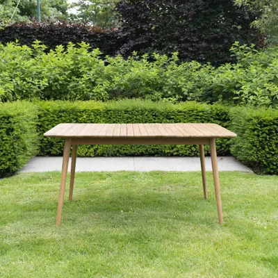 Produktbild von Gartentisch Teakholz massiv 4–6 Personen Outdoor