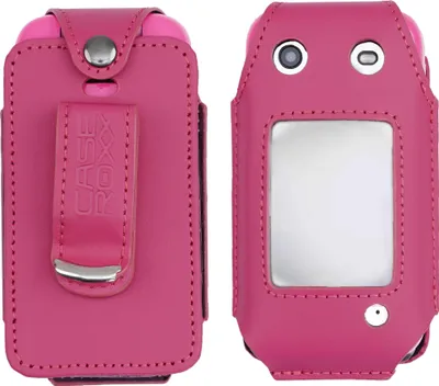 Immagine prodotto di caseroxx custodia in pelle con clip da cintura compatibile con Nokia, HMD 2660 Flip, Barbie Phone in vera pelle, custodia con clip da cintura e finestra di visualizzazione