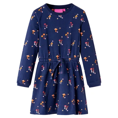 Image de vidaXL Robe pour enfants bleu marine 104
