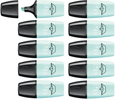 Produktbild von Textmarker - STABILO BOSS MINI Pastellove - 10er Pack - zartes Türkis