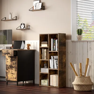 Produktbild von VASAGLE Bücherregal Standregal, mit 7 Fächern, Würfelregal, 24 x 50 x 106