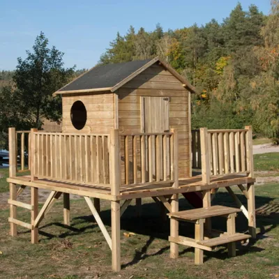 Produktbild von Kinderspielhaus Spielhaus Holz-Gartenhaus für Kinder